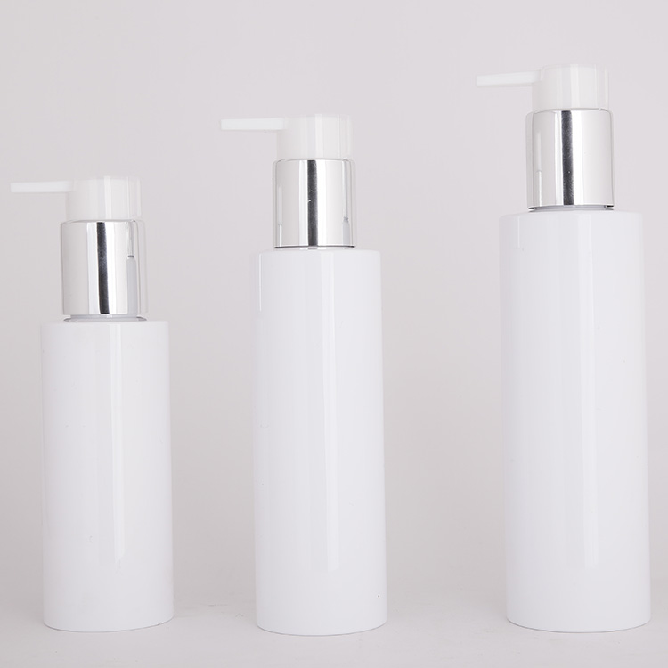Lotion cosmetic bottle with pump