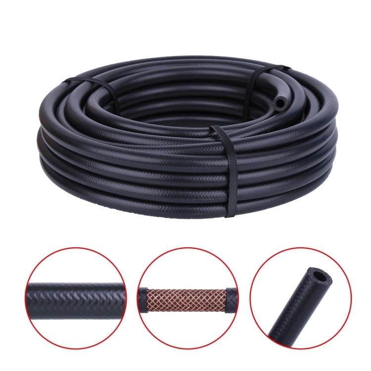 Customized Braided Rubber Flexible Fuel Oil Line Hose