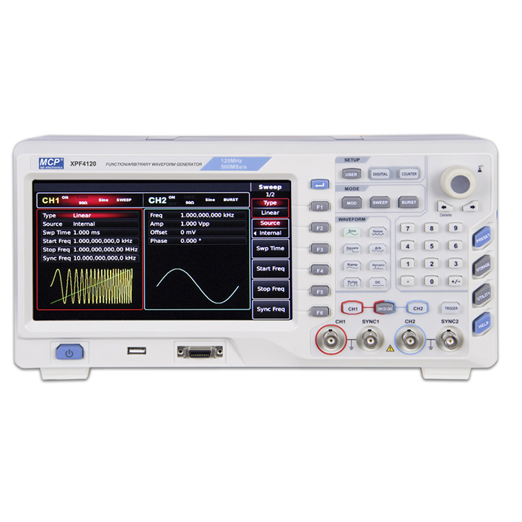 XPF SERIES DUAL CHANNEL DDS FUNCTION GENERATOR WITH ARBITRARY FUNCTION