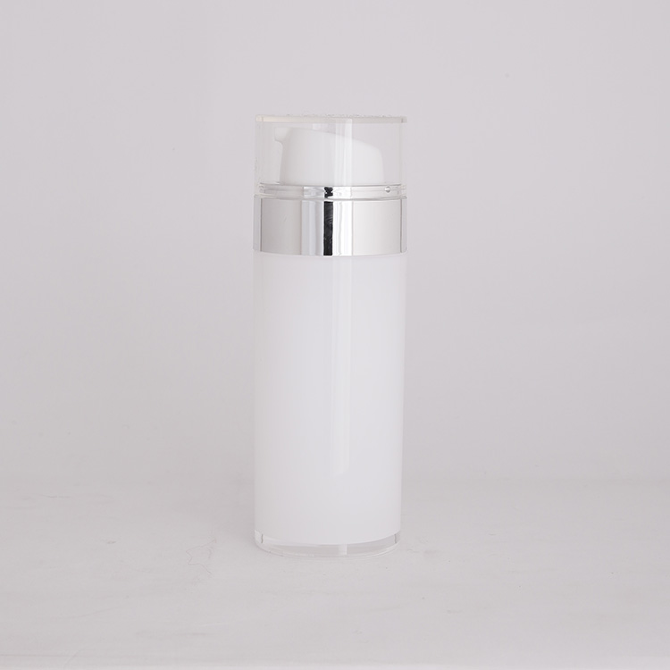 50ml plastic bottle PET pump aluminum print and lotion bottle