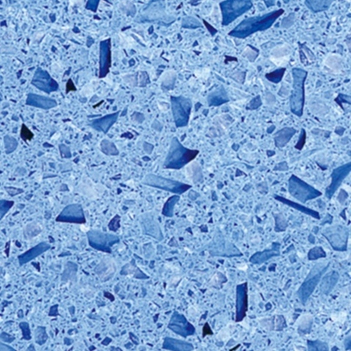 Artificial Blue Gem Marble Panel For Hotel Floor