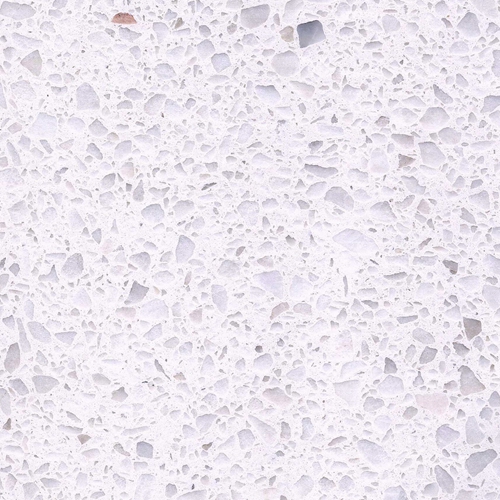White Terrazzo Stone Floor Tile