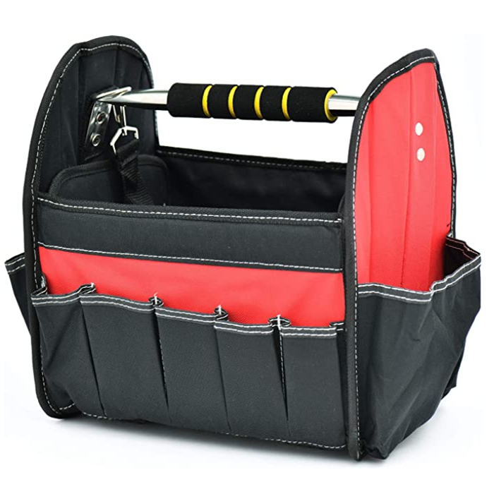 portable multiple pockets 600d garden tool box