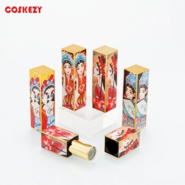 Magnetic buckle 3D Chinese opera style lipstick tube