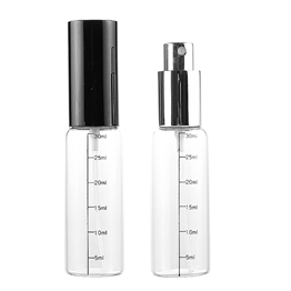 Empty Transparent Glass Perfume Spray Bottle Dispensing