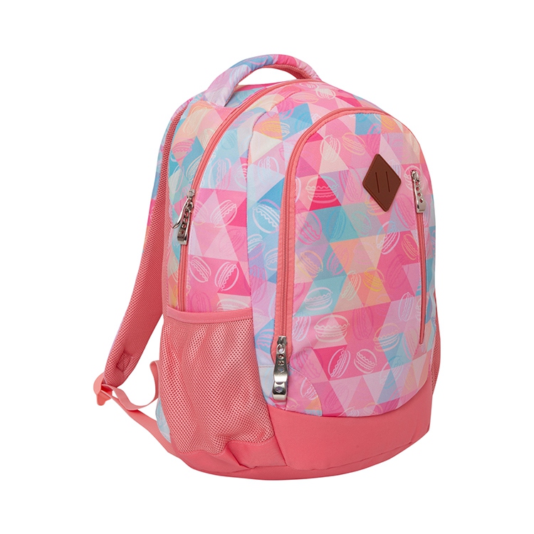 Large Capacity Pink School Backpack