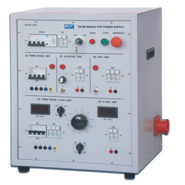 TB556 SINGLE-PHASE AND THREE-PHASE ADJUSTABLE POWER SUPPLY
