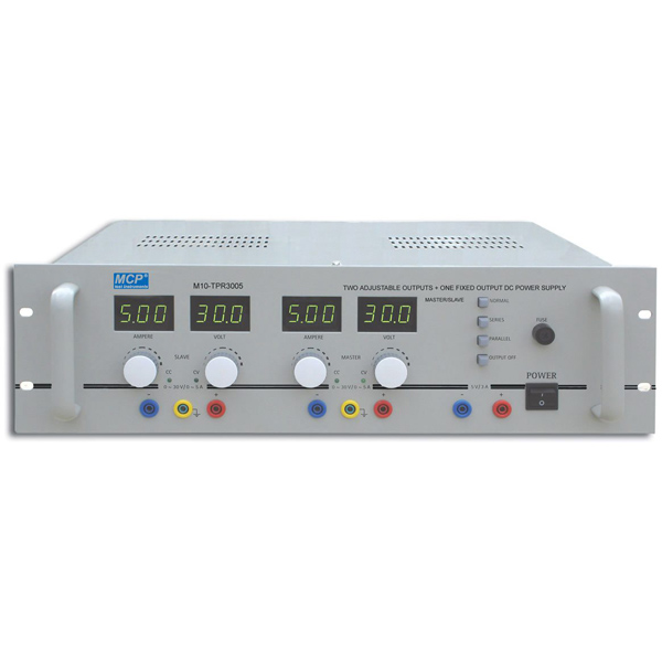 M10-TPR SERIES 19 INCH 3U TRIPPLE OUTPUT CONSTANT VOLTAGE CONSTANT CURRENT ADJUSTABLE DC POWER SUPPLY