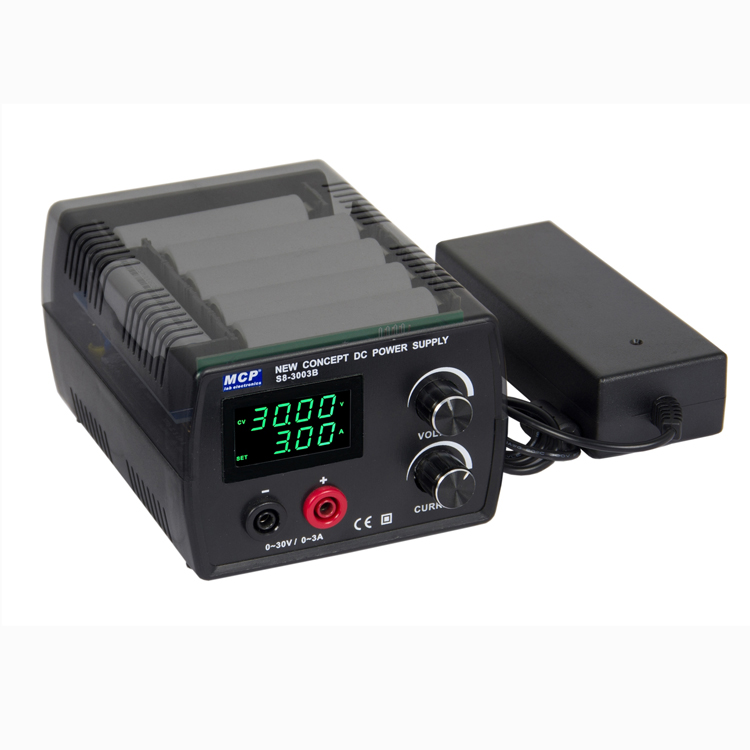 S8 SERIES ADJUSTABLE SWITCHING DC POWER SUPPLY WITH RECHARGABLE BATTERY