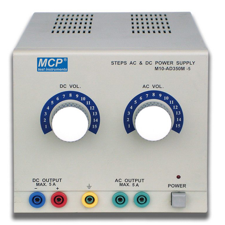 M10-AD350M 1~15V WITH 1V STEPPING GAP AC AND DC POWER SUPPLY