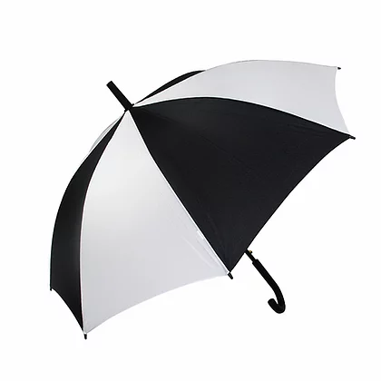 23inch White And Black Sublimation Umbrellas
