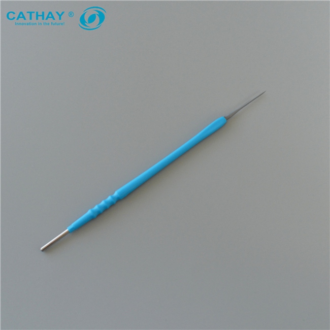 Single Use Disposable Non Stick Standard Needle Electrode With Shroud, P.T.F.E Coated