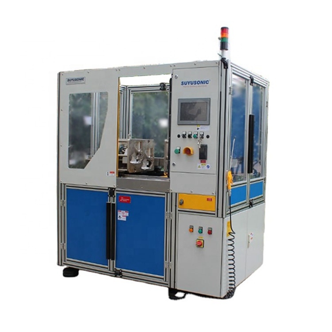 Máquina de solda servo horizontal, equipamento de soldagem de plástico para soldagem de materiais como PE PMMA PP e PA