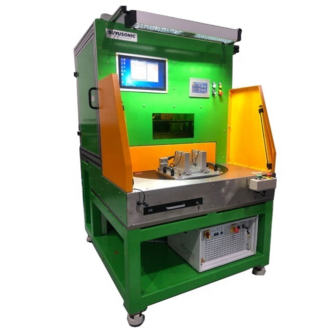Poste de travail automatique de soudure laser de station de double station de plaque tournante de machine de soudure non standard