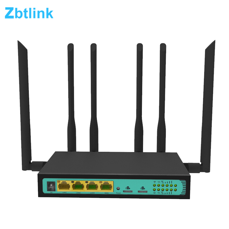 Two SIM Card 3G 4G lte 5 Ports 300Mbps 2.4G Wifi Wireless Router