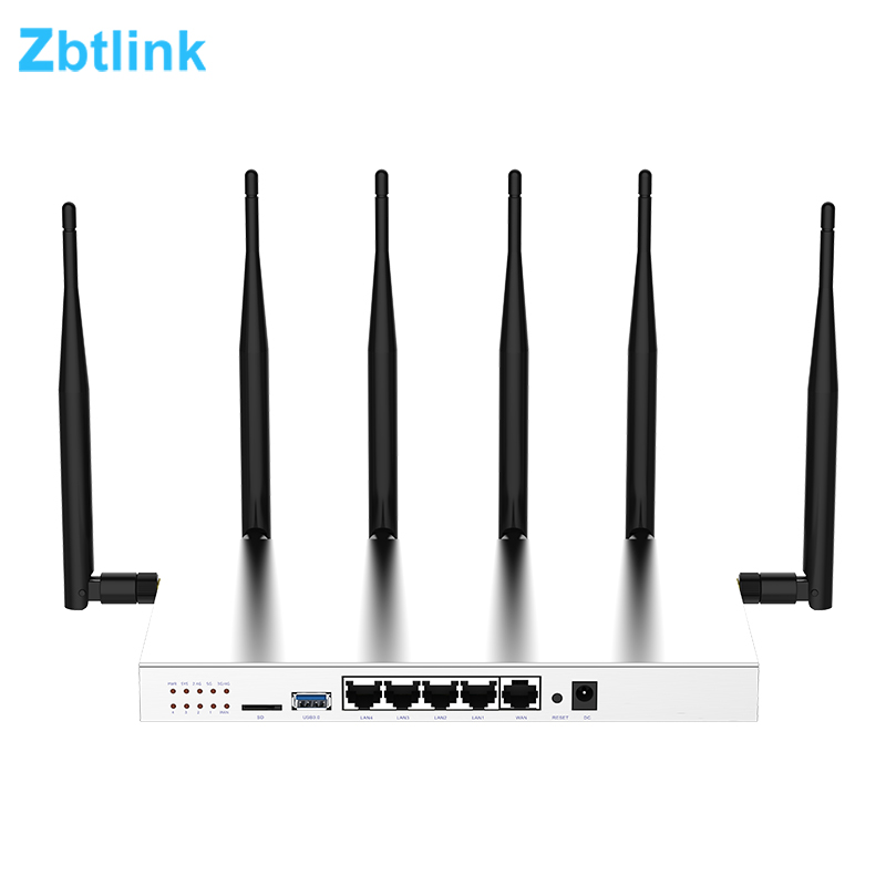 3G 4G 1200mbps Dual Bands 2.4G 5.8G Gigabit Ports Wireless Router With Metal Enclosure For Home/office/enterprise