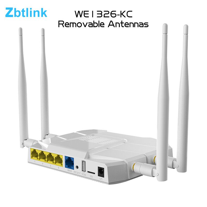 1200Mbps Dual Bands 3G 4G  Gigabit Ports Wireless Router With Plastic Enclosure For Home/office/enterprise