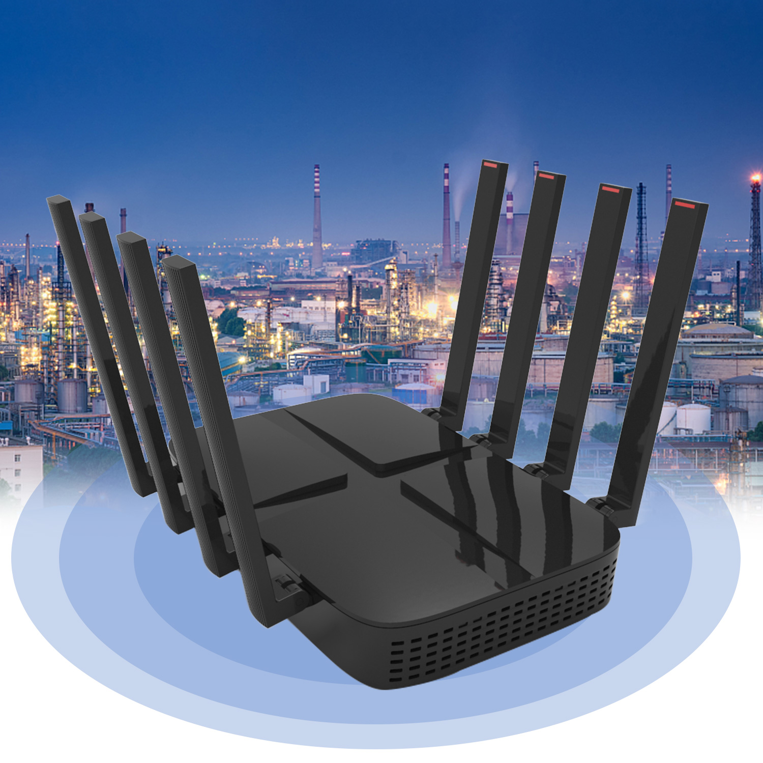 ثلاث بطاقات SIM 3G 4G Lte 1200Mbps 2.4G 5.8G Gigabit Ports Wireless Router