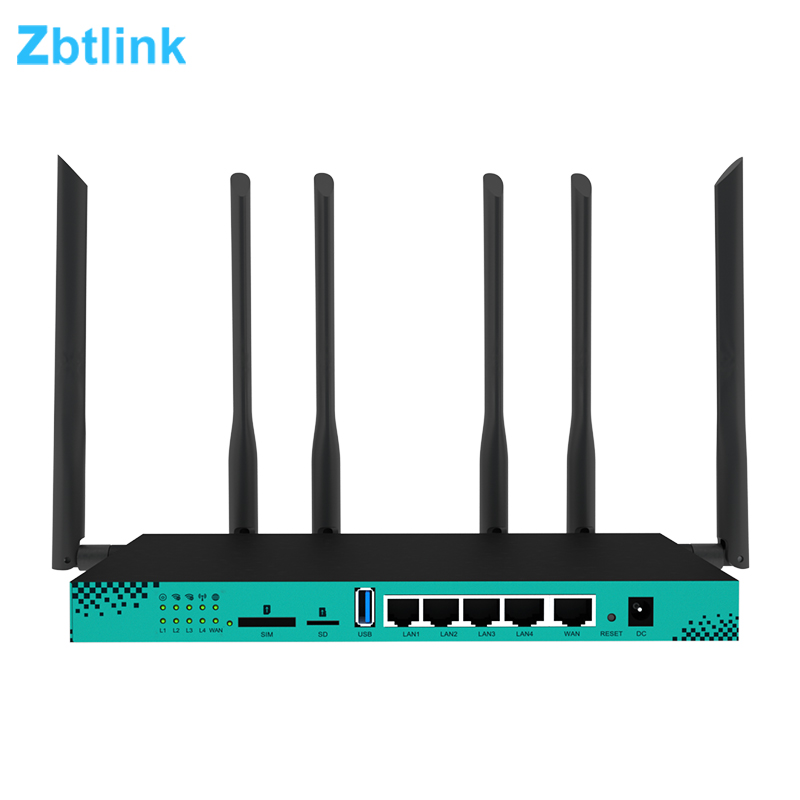 ZBT WG1608 4G 5G CPE 1200Mbps Dual Bands Gigabit 1000M WAN LAN ports with wifi5 network