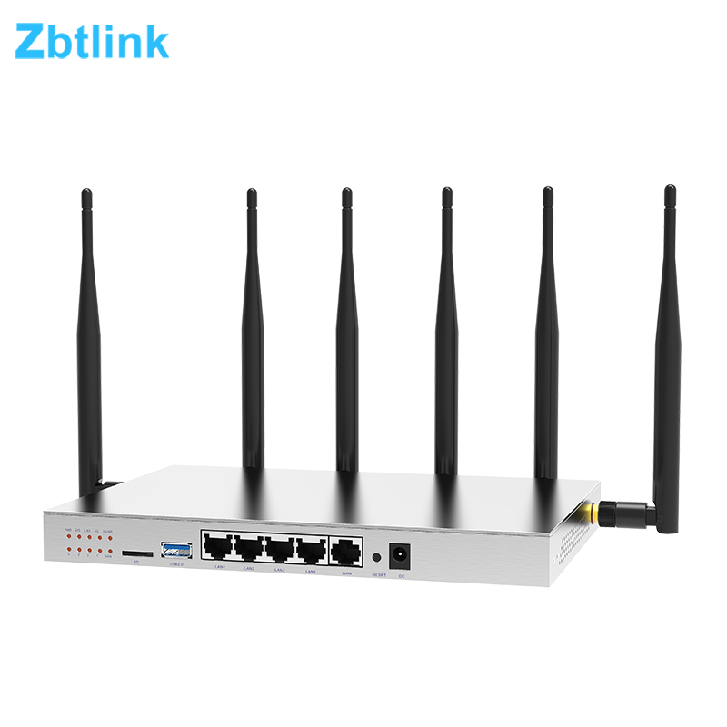 ZBT Hot Model Wg3526 4g Lte Industrial Router Gigabit Ports Dual Bands 1200mbps Unlock Mobile Router Wifi With Sim Card