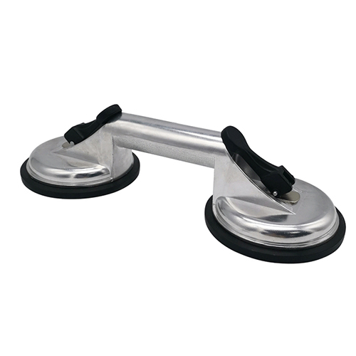 Two-jaw aluminum alloy vacuum glass lifting sucker for glass