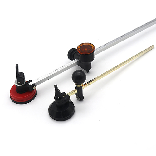 Glass tool compasses circular round glass cutter with suction cup