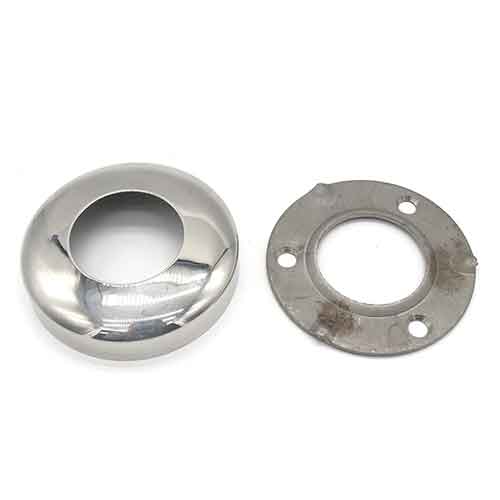 Handrail Φ50.8mm round tube stainless steel 304 flange decorative cover