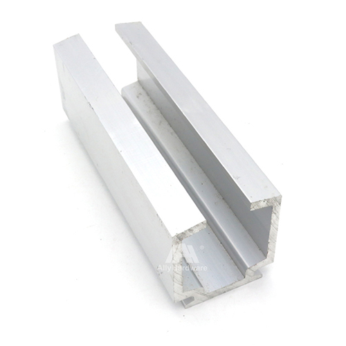 High Quality 6 meters length silver oxide sliding door aluminum guide rail