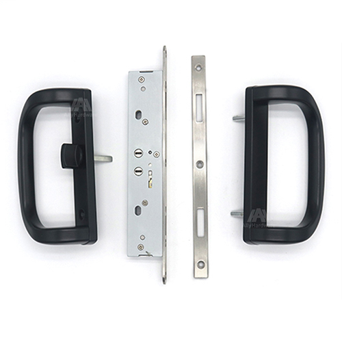 Patio door double side aluminum alloy lock body handle lock