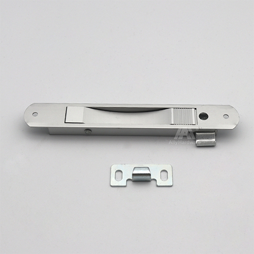 Aluminlum window accessories silver slide lock for door