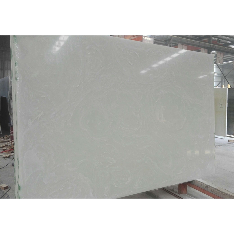 White Crystal Jade Artificial Onyx Sheet ALAO2004