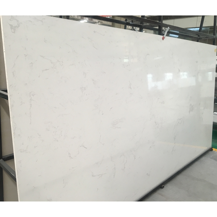 Ariston White Artificial Marble with Grey Veins