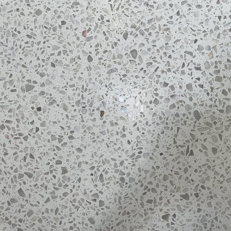 Easten White Terrazzo Floor Tile ALT1005