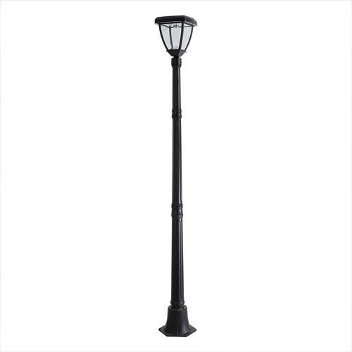 High Bright Solar Lamp Post Aluminum with Glass