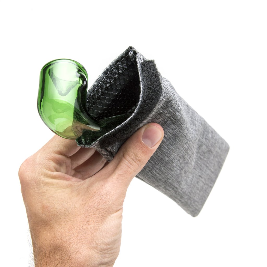 Small Smell Proof Bags Pouch Carbon Fiber Bag For Smoking Pipe