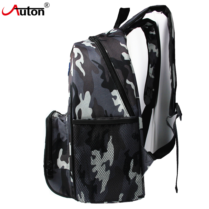 Camouflage Pattern Insulated Cooler Backpack Lunch Backpack With Cooler Compartment