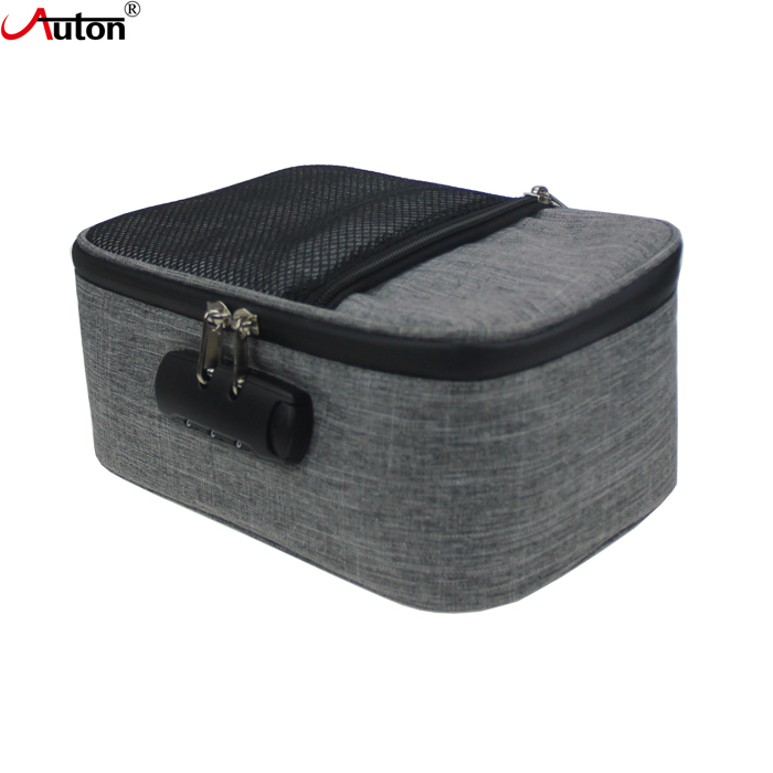 Custom Logo Smell Proof Bag Case Handle Carbon Fiber With Combo Lock Oem And Odm Item Or Color Odor Proof Bags Case