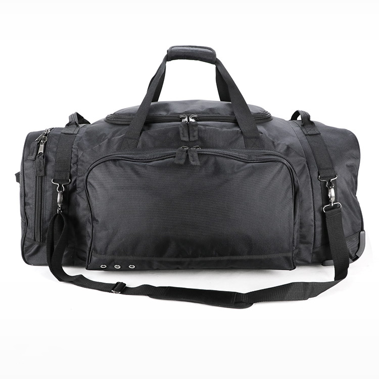 Large Men's Duffle Bag Trolley Travelling Bag Travel Trolley Bag Polyester Unisex Zipper