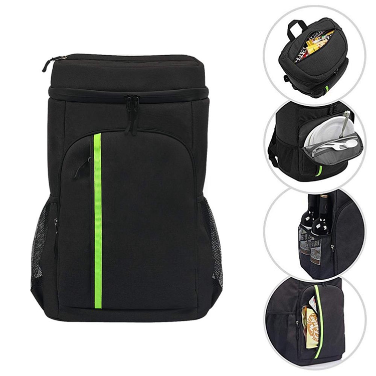 Lightweight Soft Insulated Leakproof Lunch Cooler Bag Backpack For Picnic Hiking