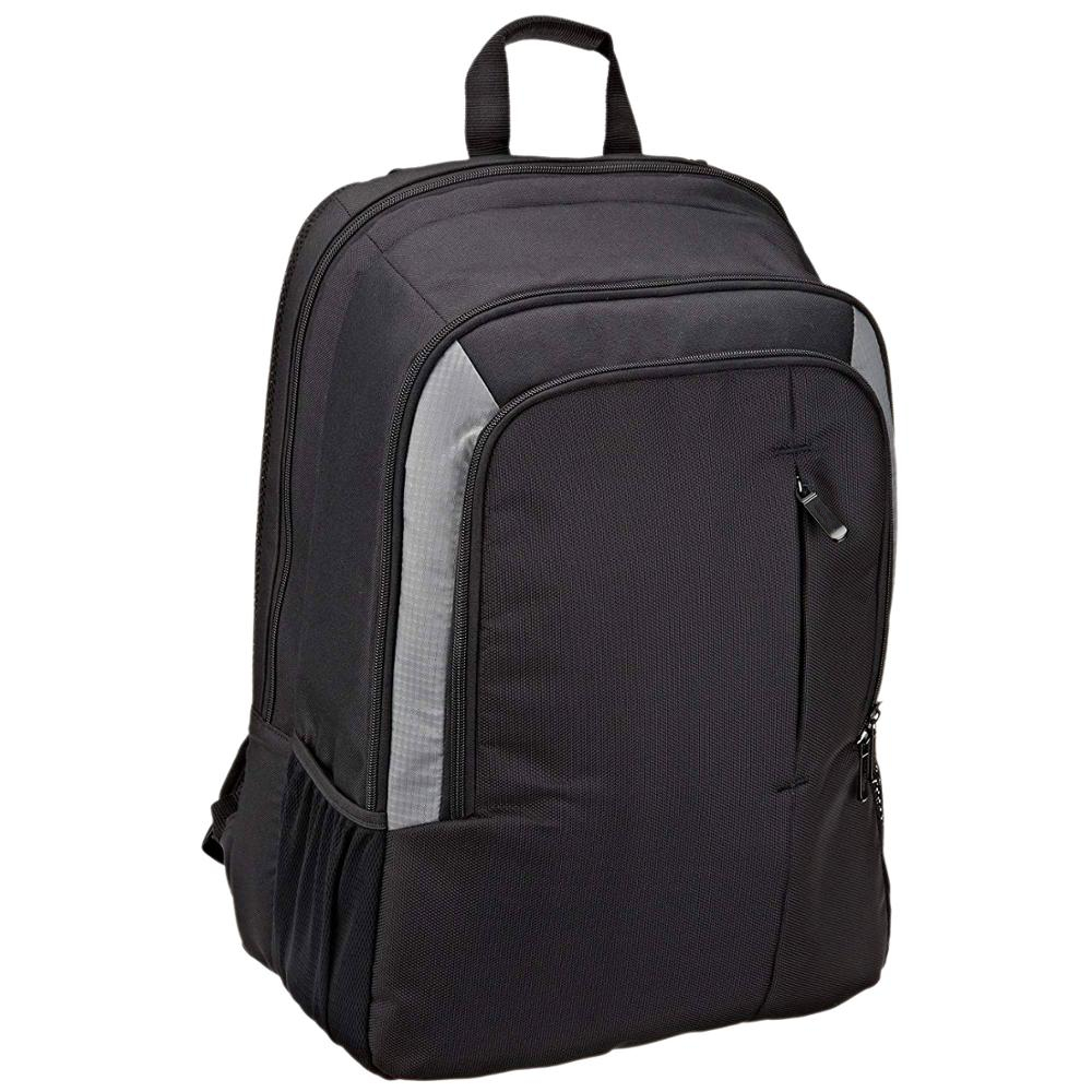 Black Travel Laptop Backpacks for 15 Inch Waterproof Polyester Fashion Unisex Zipper & Hasp Interior Slot Pocket