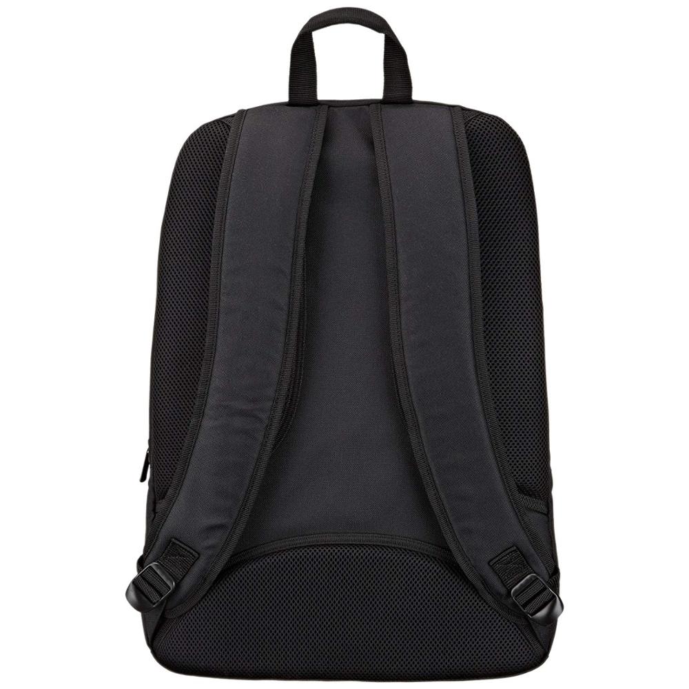 Black Travel Laptop Backpacks for 15 Inch Waterproof Polyester Fashion Unisex Zipper & Hasp Interior Slot Pocket 