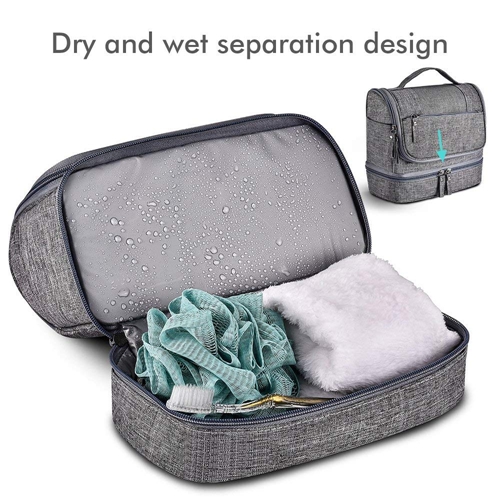 Wholesale Waterproof Cosmetic Bag Hanging Travel Toiletries Bag with Handle