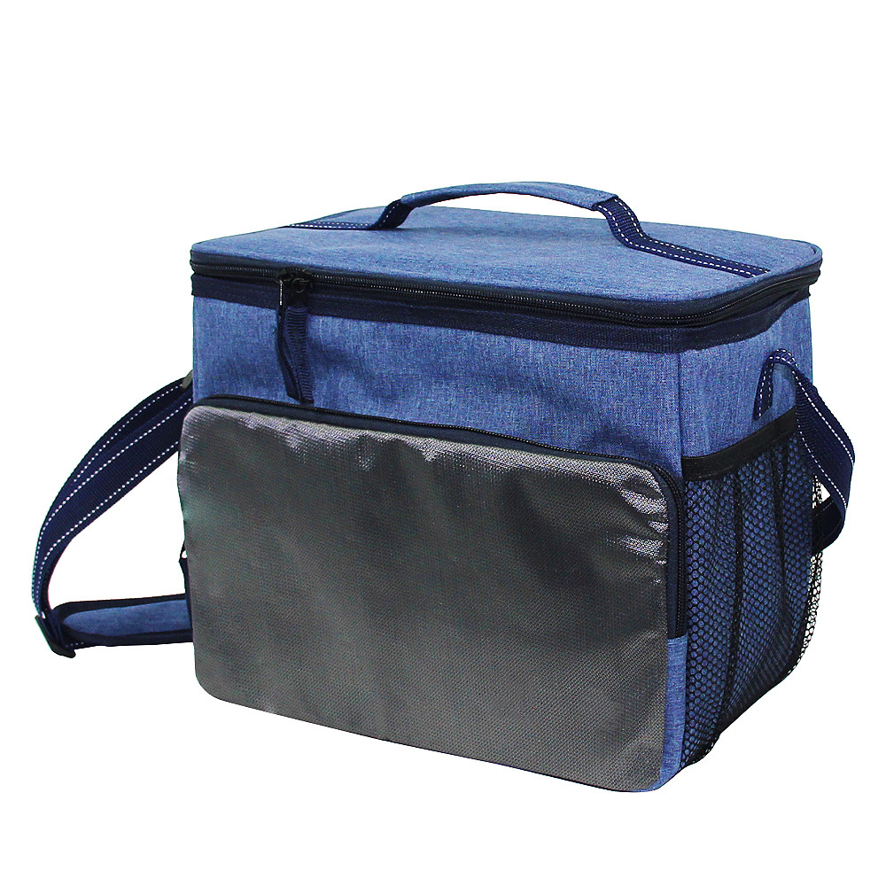 Wholesale large capacity Soft-Sided Insulated cooler Tote Bag with Shoulder Strap Thermal Food cooler lunch Bag unisex
