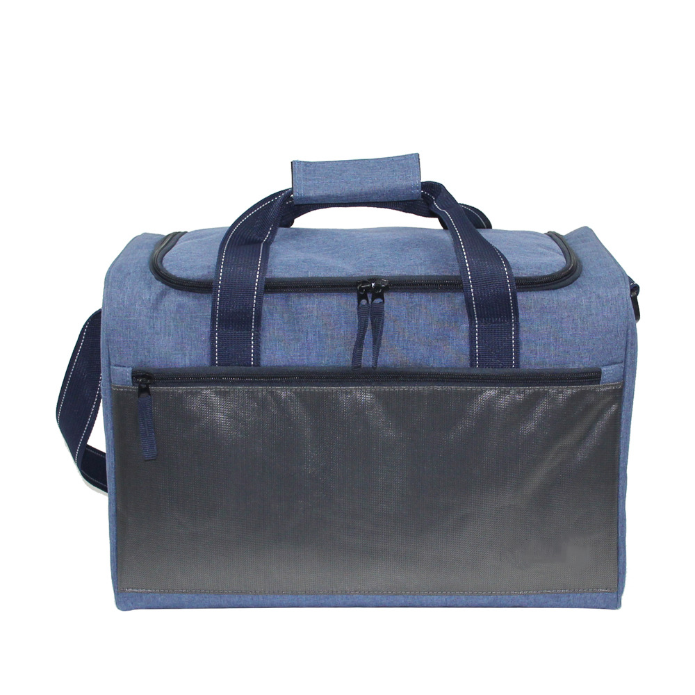 Custom large capacity Insulated cooler Bag with handle and shoulder strap Thermal Food cooler lunch Bag unisex OEM ODM