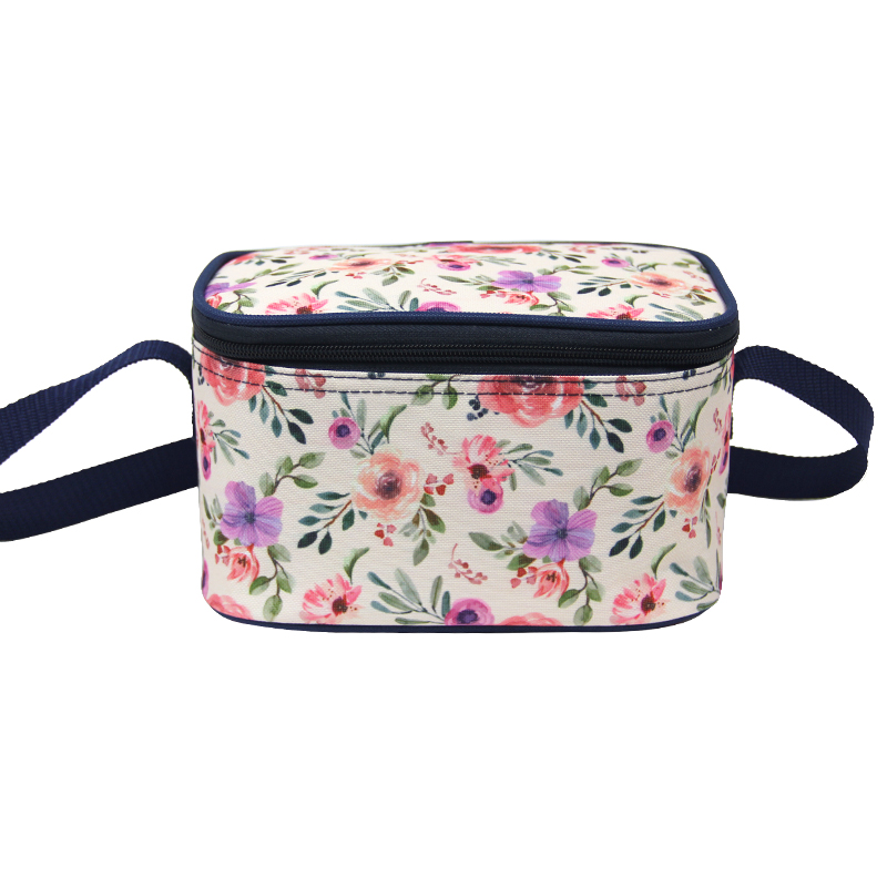 Wholesale portable print custom Insulated cooler Bag with shoulder strap Thermal Food cooler lunch Bag OEM ODM Custom