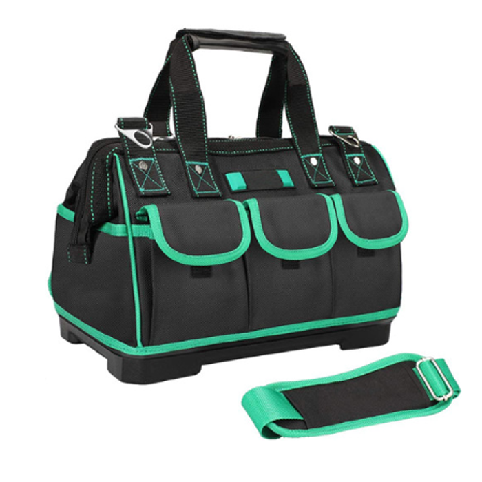 Wide Mouth Tool Bag With Water Proof Molded Base
