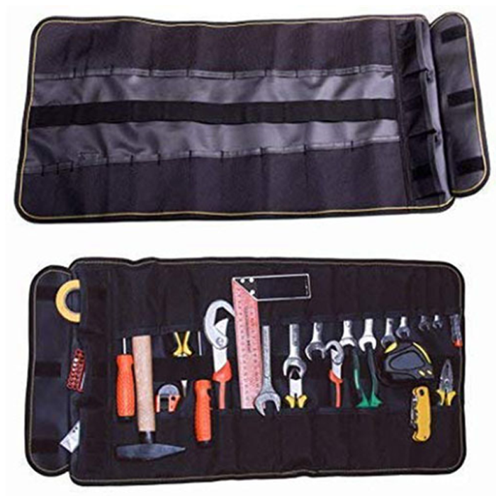 Roll Tool Pouch Rolling Tool Hanging Bag Multi Pockets Organizer
