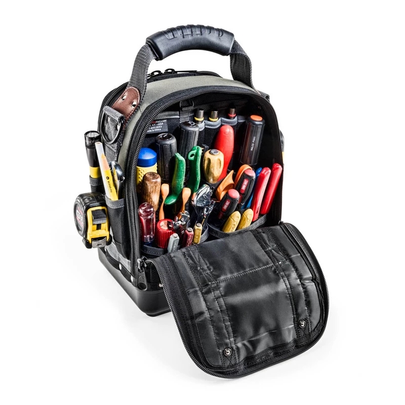 Heavy Duty Tool Backpack Perfect Storage & Organizer For A Contractor, Electrician, Plumber.