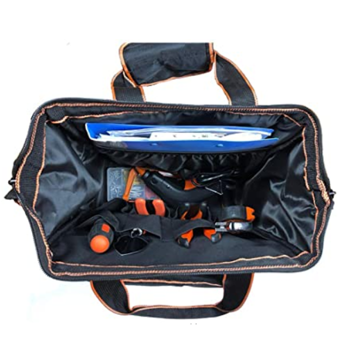 Large Tool Backpack For Men Heavy Duty Work Bag Solid Tool Bag Organizer Electricians Tools Storage Bag