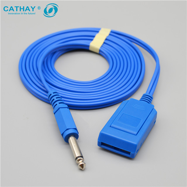 China Reusable patient plate cable for High Frequency Electrocautery (REM)  factory and manufacturers